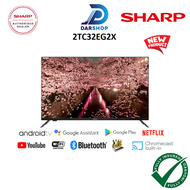 Sharp 32 Inch Smart TV HD evision  TV Set   TV Set  2TC32EG2X Replace 2TC32BG1X