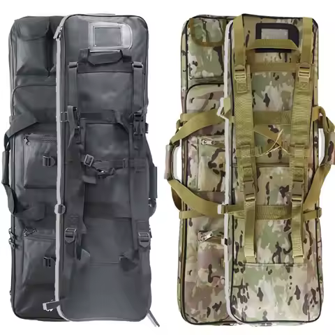 Outdoor tactical hunting air gun bag nylon air gun bag rifle backpack dual waterproof universal gun 