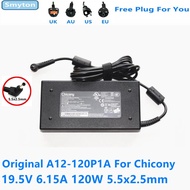Original Chicony 120W 19.5V 6.15A A12-120P1A Gaming Laptop Charger For MSI GE60 GE70 GP70 Clevo W650