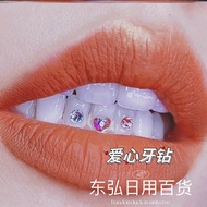 Ready Stock Student New Style Teeth Diamond Strobe Love Star Butterfly Austrian Diamond Teeth Diamon