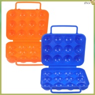 📦 2pcs Egg Organizer Storage Box para sa Pamilya Camping Gear 19.50x19.50x6.00cm