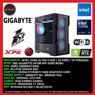 Office Value GAMING PC Desktop Intel Core 5 ultra 225F/32GB/16GB/1TB SSD/512GB SSD/RTX5060TI 16GB/60