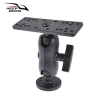 Kayak Fish Finder Bracket Fish Finder GPS Bracket Pre-installed Board 360 Degree Rotating Garmin Fis