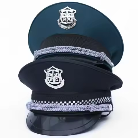 2026 Men Security canopy hat, cosplay strategist hat Festival performance hat