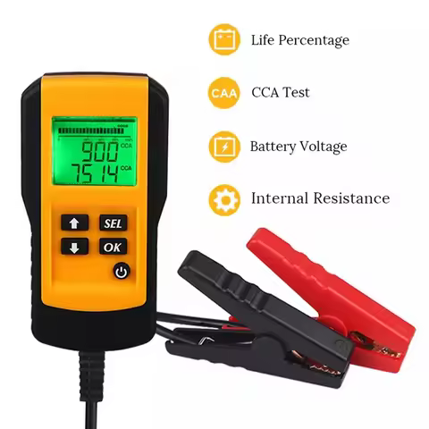 12V Car Battery Voltage CCA Detector Internal Resistance Tester Instrument Scanner Tool For Truck Mo