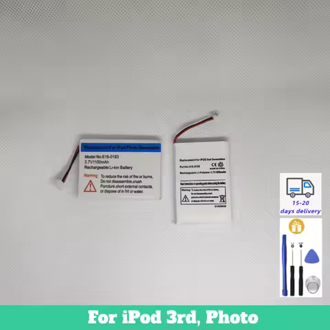 Replacement Battery for iPod Classic 3rd,4th,Photo U2 - Fast Shipping - High capacity long endurance