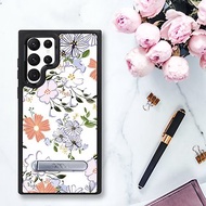 Samsung Galaxy S22全系列 專利軍規防摔立架手機殼-芬芳花卉