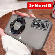 For OnePlus Nord 5 Nord5 1+ Phone Case Magnetic Stand Holder Casing OnePlusNord5 1+Nord5 Thin Ultra 