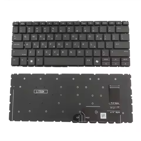 Original GK Greece Language Keyboard For HP 840 G9 Black No Backlight AI Laptop SG-B6460-X2A SN1B91X