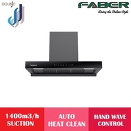 Faber 1400m³/h Auto Heat Clean Cooker Hood TOPHERRA 90BK