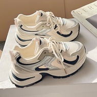 Mesh Thick-Soled Daddy Shoes Women All-Match chic Matching Skirt#网面厚底老爹鞋女百搭chic配裙