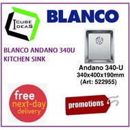 BLANCO ANDANO 340-U STAINLESS STEEL KITCHEN SINK