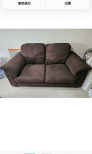 IKEA 沙發 TIDAFORS沙發高椅背 布沙發 深棕色 便宜賣 台北二手家具