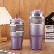 600/900mL Tumbler 304 Stainless Steel Bottle Thermos Cup with Straw Lid Insulated Mug Vacuum Thermal Water Bottle for Car