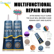 50ml Liquid Glue Instant Fabric Leather Glue Sew Glue Kit Sewing Liquid Glue for Fabrics home repair tool  Fast Drying glue livebecool