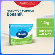 Wyeth BONAMIL Stage 2 Milk Supplement for 6 to 12 months, Sachet in Box, 1.2kg (400g x 3)