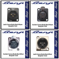 BENJI - Canon Jack Iron Body & Canon Socket Iron Body Benji