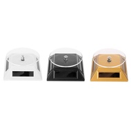 Fast ship❤️Solar Showcase For 360 Degrees Turntable Rotating Jewelry Organizer Display Stand