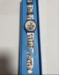 Swatch x PEANUTS 聯名款 Snoopy 棒球手錶
