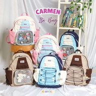 Himeku CARMEN ITA BAG - Medium Backpack - Medium BAG - Fits Laptop - Canvas Backpack for Men and Wom