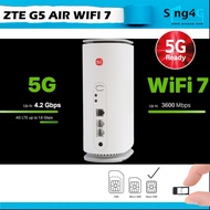 WIFI 7 ULTRA Fast 5G ROUTER ZTE G5 AIR Stable 5th Generation 2026 Ver 4.2Gbps VOLTE Support Lock Ban