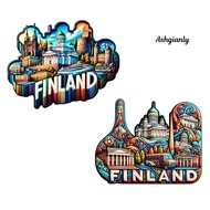 Ashgianly FINLAND Stunning Rubber magnets. Beautiful Art, Lasting Memories Souvenir