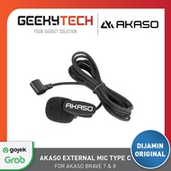 Akaso Brave 7 Brave 8 External MIC Type C