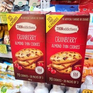🇨🇦THINaddictives Cranberry Almond Thin Cookies🤤
蔓越莓杏仁薄脆餅乾🍁