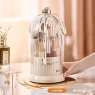 Dreamerhouse Rotating Makeup Brush Storage Tube Compartment Desktop Eyebrow Pencil Eyeshadow Bucket 