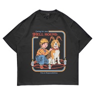 HELL HOUND VINTAGE OVERSIZE COMBED 24S T-Shirt