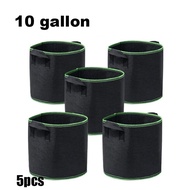 5pcs 3 5 10 Gallon Fabric Plant Grow Bags Tree Pots Garden Vegetable Potato Flower Planting Containe