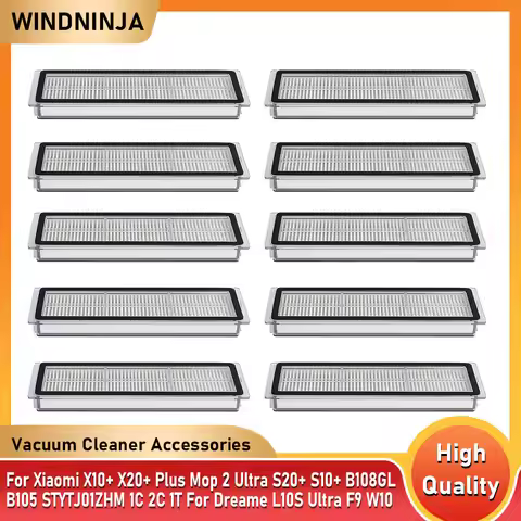 HEPA Filter For Xiaomi X10+ X20+ Plus S20+ S10+ B108GL B105 Mop 2 Ultra STYTJ01ZHM 1C 2C 1T Vacuum F
