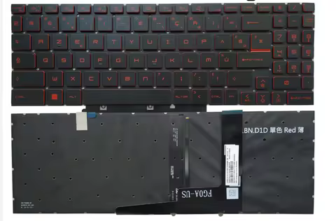 New French Keyboard For MSI GS76 Stealth 11ue 11ug 11uh MS-17M1 GF76 MS-17L1 GF66 GL66 MS-1581 MS-15