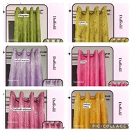 1pc daffodil satin ring curtain 5ft,6ft, standard,7ft,8ft