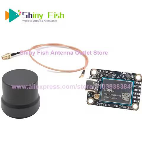 Free Shipping Unicore UM980 RTK GNSS Module EM980D1 GPS/BDS/GLONASS/Galileo PPP E6 for Agriculture R