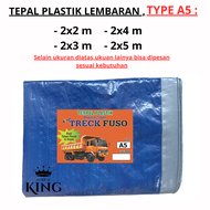 Terpal Plastik Ukuran 2x3 2x2 2x4 2x5 Cap TRECK FUSO Type A5 Trepal Penutup Truk Atap Tenda