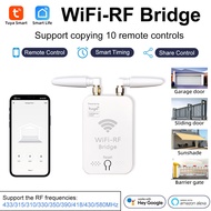 Tuya การคัดลอกการควบคุมรีโมทรับสัญญาณ Wifi RF อัจฉริยะสำหรับประตูไฟฟ้าประตูบานหมุนม่านบังแดดรีโมทคอน