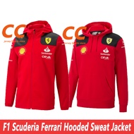 F1 Scuderia Ferrari 2023 Team Hooded Sweat Softshell Jacket
