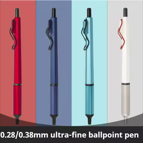 Japan UNI JETSTREAM EDGE Ultra Fine Ballpoint Pen,SXN-1003 Metal 0.28/0.38mm Fast-Drying for busines