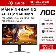 AOC Q27G40XMN gaming monitor (27 inch/Fast VA Mini LED/QHD/180Hz/1ms) - Genuine product