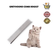 Greyhound Comb XDG027 18.5cm x 3.5cm Cat Dog Kitten Puppy Furry Pets Rabbit