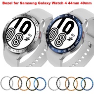 Metal Bezel for Samsung Galaxy Watch 4 44mm 40mm Ring Bezel Adhesive Cover Anti Scratch Case Smart W
