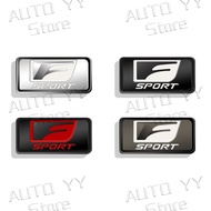 Small Metal F Sport Logo Car Steering Wheel Emblem Sticker 3D Decals For Lexus IS200 IS250 ES300 GS3