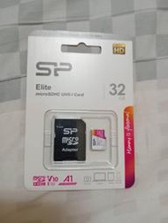 SP micro SD UHS-I U1 Full HD 記憶卡 32GB TF卡 廣穎 (紅色附轉卡)