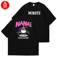 SUNOPY - KOREAN KPOP T-SHIRT SEVENTEEN NANA TOUR CHARACTER VERSION BLACK T-SHIRT