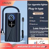 [Lifestyle] Mini Car Air Pump Digital Tire Inflator Portable Car Air Compressor Pump for Auto Car  B