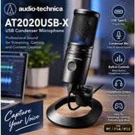 Audio-Technica AT2020USB-X Cardioid USB Microphone with Headphone Output & Mute Control