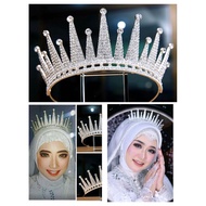 Jewel motif bridal crown/large size hair accessories