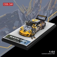 Cool Car Porsche RWB 964 BANSHEE With Figure 1/ Diecast64