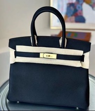 Hermes Birkin 30 黑金 Togo